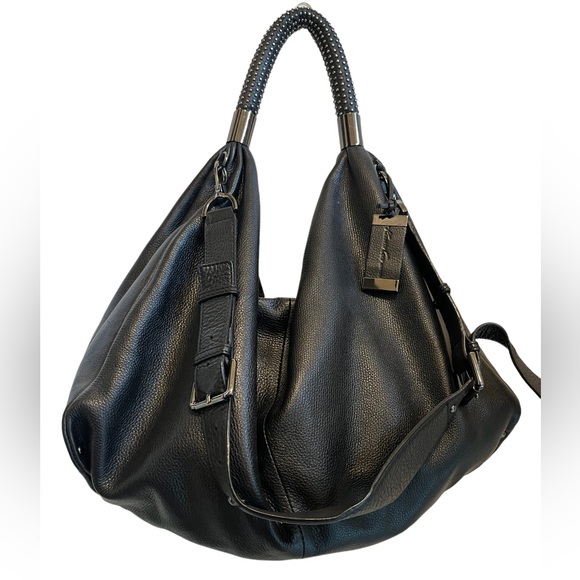 Cole Bags Cole Large Curved Studded Hobo Carryall